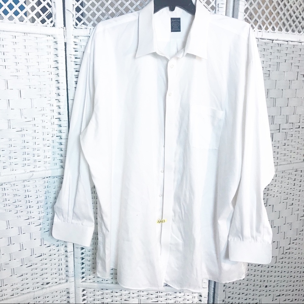 Joseph & Feiss White Classic Fit Non-Iron Dress Sh